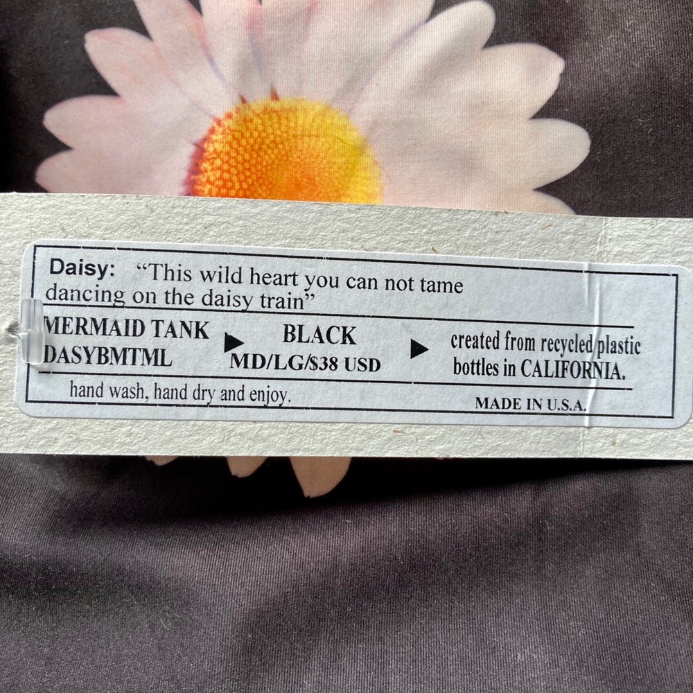 teeki daisy mermaid tank bnwt - Picture 4 of 4